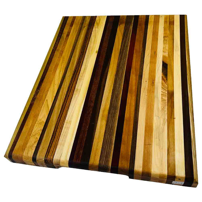Beautiful Premium Wild Design Cutting Board | Handmade In USA | 20" x 16-1/2" x 1-3/8" | EX-105