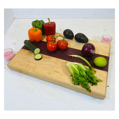Carmine Interval Customizable Handmade Cutting Board | CB22